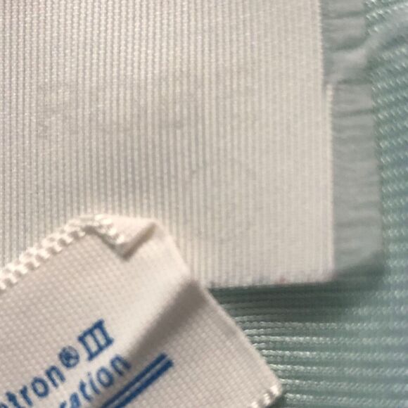 Montgomery Ward Semi Sheer Satin Robe Embroidered Trim Button Small Vintage - Picture 11 of 11